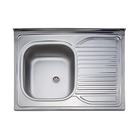   Donau DE 311J teletetős rozsdamentes acél mosogatótálca jobbos kivitel