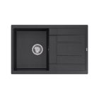 Quadron MORGAN 111 black dotted gránit mosogatótálca