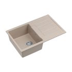 Quadron MORGAN 111 pearl beige gránit mosogatótálca