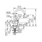 Ferro BFT41 Filtrata íves csaptelep, szűrt vízhez